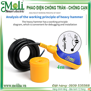  PHAO ĐIỆN CHỐNG TRÀN 4M MOLI 